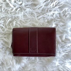 Beautiful Burgundy Coach Wallet